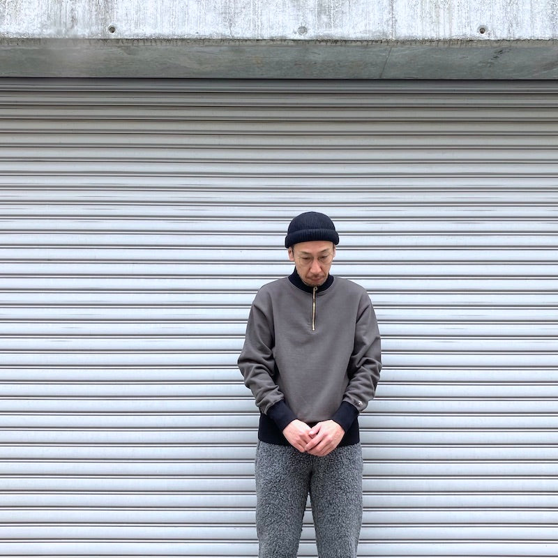 Nigel Cabourn ナイジェルケーボン ZIP UP PULLOVER SWEAT SHIRT