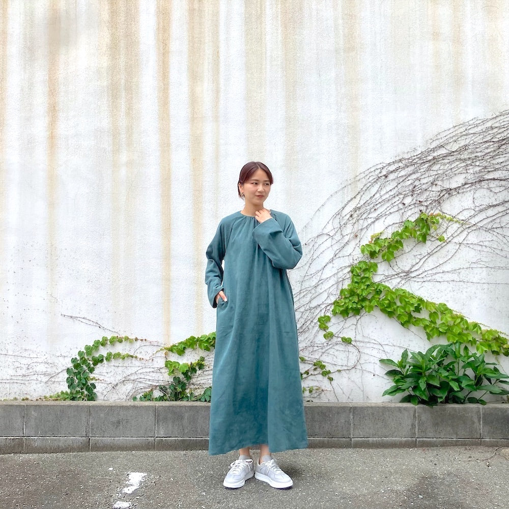 THING FABRICS シングファブリックス パイル地 半袖Tシャツ 今治タオルカットソー 紺 ネイビー サイズ0 定価13000円 アウトレット！30%OFFシングファブリックス THING