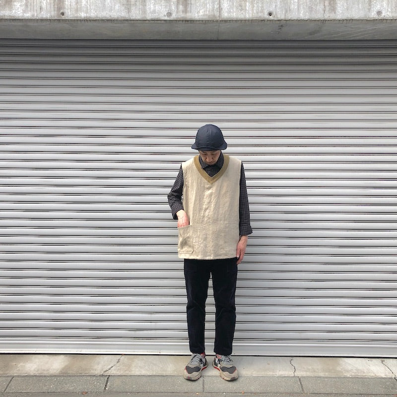 Nigel Cabourn ナイジェルケーボン FRENCH HOSPITAL VEST REVERSIBLE
