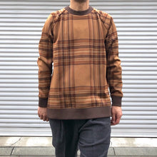 画像をギャラリービューアに読み込む, -〔UNISEX〕-   WHITE MOUNTAINEERING ホワイトマウンテニアリング   ORIGINAL JACQUARD CHECK SIDE SLIT SWEATSHIRT
