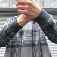 画像をギャラリービューアに読み込む, -〔UNISEX〕-   WHITE MOUNTAINEERING ホワイトマウンテニアリング   ORIGINAL JACQUARD CHECK SIDE SLIT SWEATSHIRT