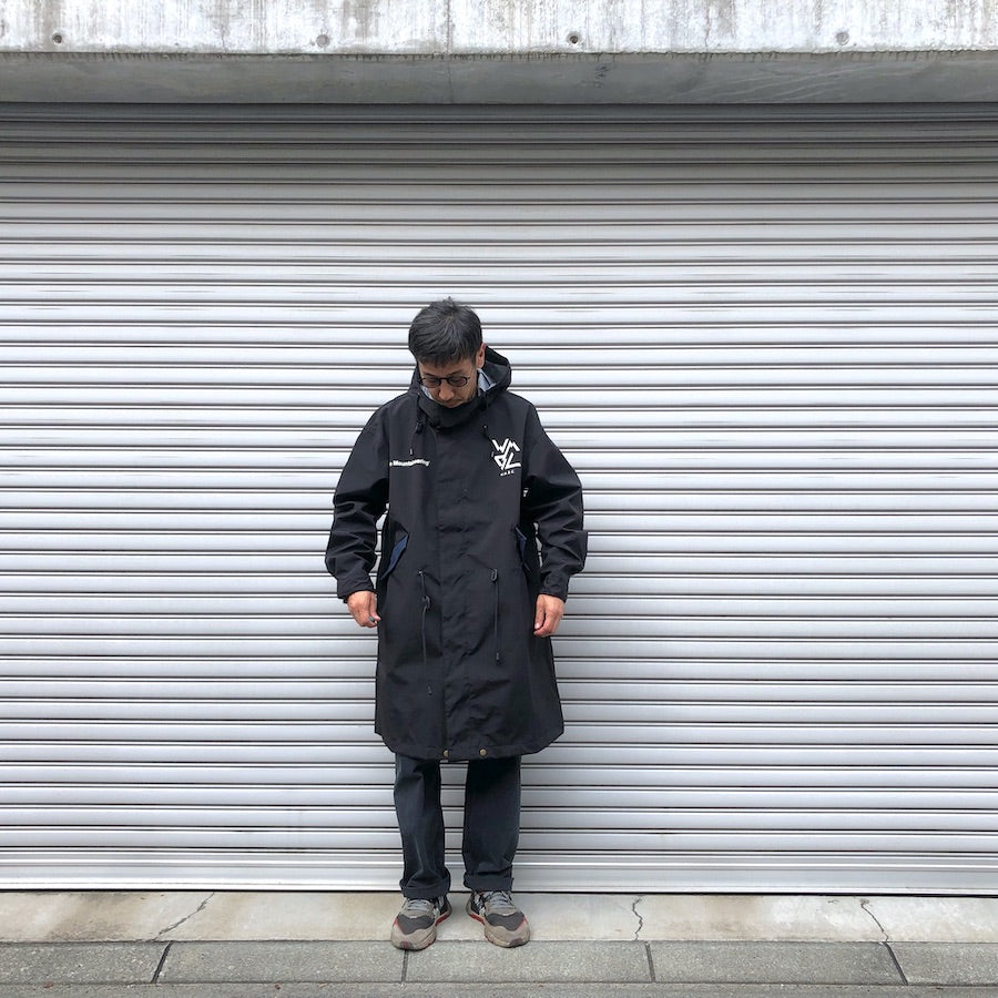 ホワイトマウンテニアリング☆モッズコート　ブラック WHITE MOUNTAINEERING WATER PROOF 3WAYS MODS COAT KHAKI 21FA