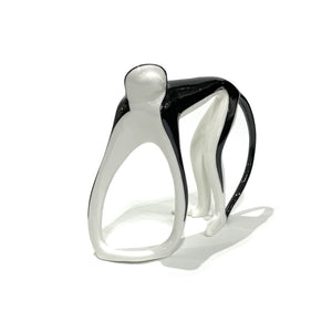 AS CMIELOW チミエルフ　　GIBBON  PORCELAIN FIGURINE