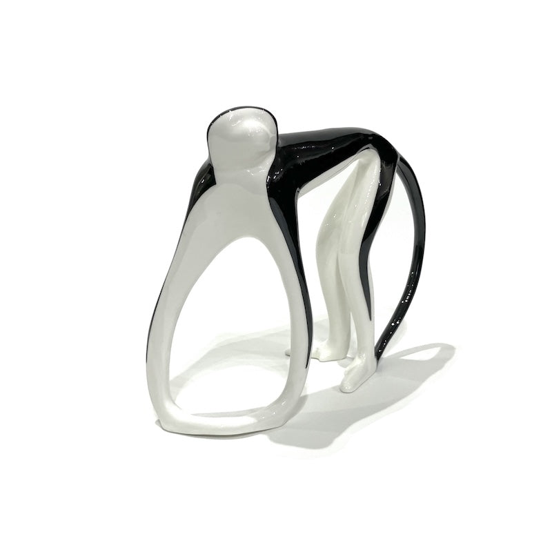 AS CMIELOW チミエルフ　　GIBBON  PORCELAIN FIGURINE