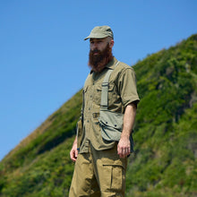 Load image into Gallery viewer, -〔MAN 〕-　　Nigel Cabourn ナイジェルケーボン 　　FISHING VEST  PIGMENT DYE
