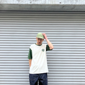 -〔MAN〕-　　Nigel Cabourn ナイジェルケーボン　　BASEBALL WAPPEN T-SHIRT