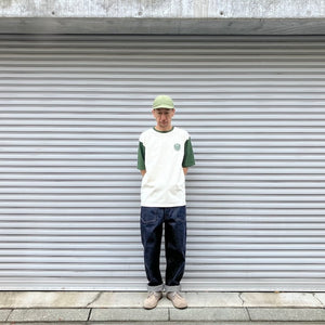 -〔MAN〕-　　Nigel Cabourn ナイジェルケーボン　　BASEBALL WAPPEN T-SHIRT