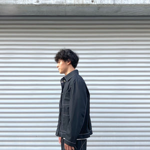 -〔UNISEX〕-　　JAN/F/CHODOROWICZ   ヤン エフ チョドロヴィッチ　　　WORKWEAR JACKET WITH TOP STITCH