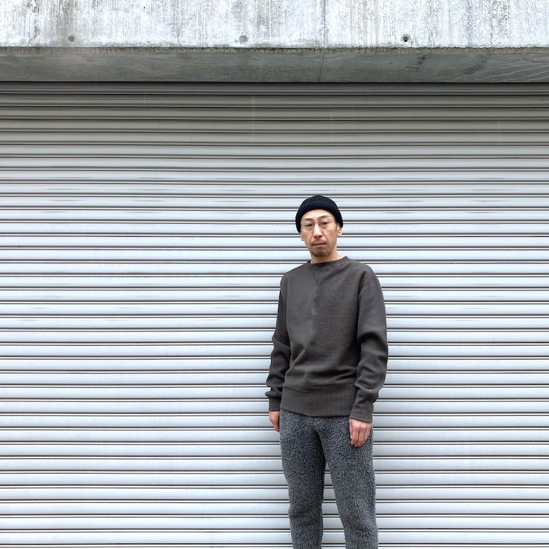 -〔MAN〕-　　Nigel Cabourn ナイジェルケーボン　　ARMY CREW JERSEY MIX