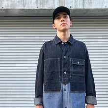 画像をギャラリービューアに読み込む, -〔MAN〕-　　Nigel Cabourn ナイジェルケーボン　　UTILITY SHIRT TYPE2 10OZ DENIM