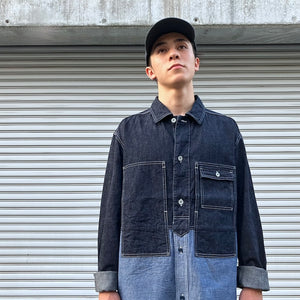 -〔MAN〕-　　Nigel Cabourn ナイジェルケーボン　　UTILITY SHIRT TYPE2 10OZ DENIM