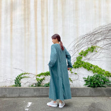 Load image into Gallery viewer, -〔WOMAN〕-　　THING FABRICS シングファブリックス　　LONG SLEEVE PILE DRESS