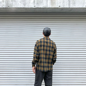 -〔MAN〕-　　WHITE MOUNTAINEERING ホワイトマウンテニアリング　　　OMBRE CHECK PATTERN PAJAMA SHIRT