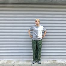 画像をギャラリービューアに読み込む, -〔WOMAN〕-　　Nigel Cabourn ナイジェルケーボン　　ARMY CREW JERSEY MIX  SHORT SLEEVE