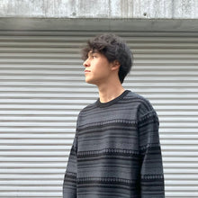 画像をギャラリービューアに読み込む, -〔MAN〕-　　WHITE MOUNTAINEERING ホワイトマウンテニアリング　　　STRIPE JACQUARD PULLOVER