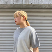 画像をギャラリービューアに読み込む, -〔WOMAN〕-　　Nigel Cabourn ナイジェルケーボン　　ARMY CREW JERSEY MIX  SHORT SLEEVE