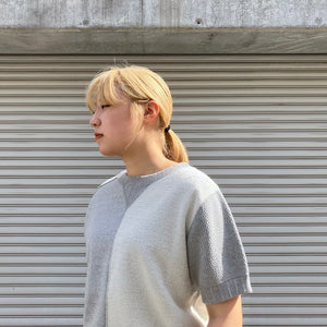 -〔WOMAN〕-　　Nigel Cabourn ナイジェルケーボン　　ARMY CREW JERSEY MIX  SHORT SLEEVE