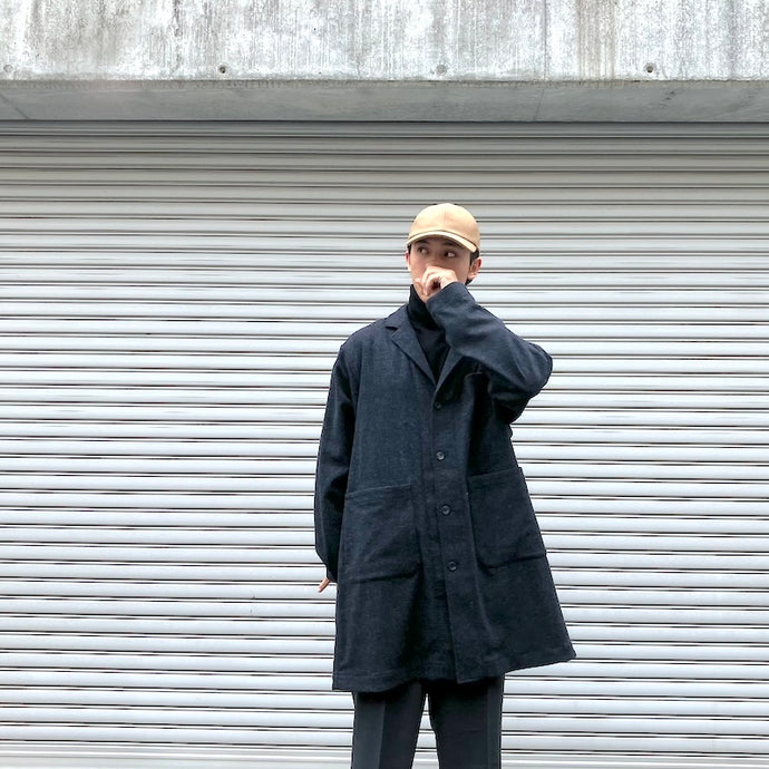 -〔MAN〕-　　WHITE MOUNTAINEERING ホワイトマウンテニアリング　　　WIDE GUSSET SLEEVE SHOP COAT