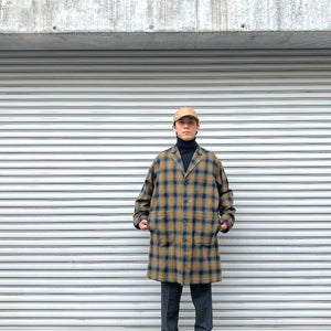 -〔MAN〕-　　WHITE MOUNTAINEERING ホワイトマウンテニアリング　　　WIDE GUSSET SLEEVE OMBRE CHECK SHOP COAT