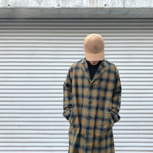 -〔MAN〕-　　WHITE MOUNTAINEERING ホワイトマウンテニアリング　　　WIDE GUSSET SLEEVE OMBRE CHECK SHOP COAT