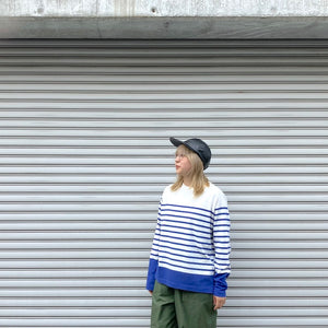 -〔WOMAN〕-　　Nigel Cabourn ナイジェルケーボン　　5.6oz LONG SLEEVE BORDER