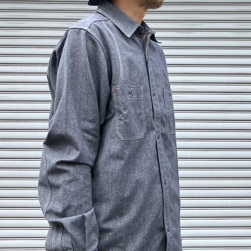 -〔MAN〕-　　Nigel Cabourn ナイジェルケーボン 　　NEW MEDICAL SHIRT SALT&PEPPER