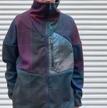 画像をギャラリービューアに読み込む, -〔MAN〕- 　　 WHITE MOUNTAINEERING ホワイトマウンテニアリング 　　 WINDOWPANE PATTERN ZIP UP FLEECE JACKET