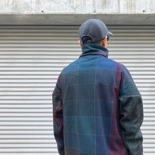 画像をギャラリービューアに読み込む, -〔MAN〕- 　　 WHITE MOUNTAINEERING ホワイトマウンテニアリング 　　 WINDOWPANE PATTERN ZIP UP FLEECE JACKET