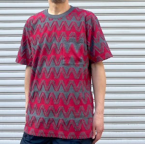 -〔MAN〕-　　WHITE MOUNTAINEERING ホワイトマウンテニアリング　　ZIGZAG JACQUARD T-SHIRT