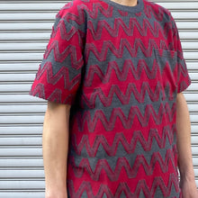 画像をギャラリービューアに読み込む, -〔MAN〕-　　WHITE MOUNTAINEERING ホワイトマウンテニアリング　　ZIGZAG JACQUARD T-SHIRT