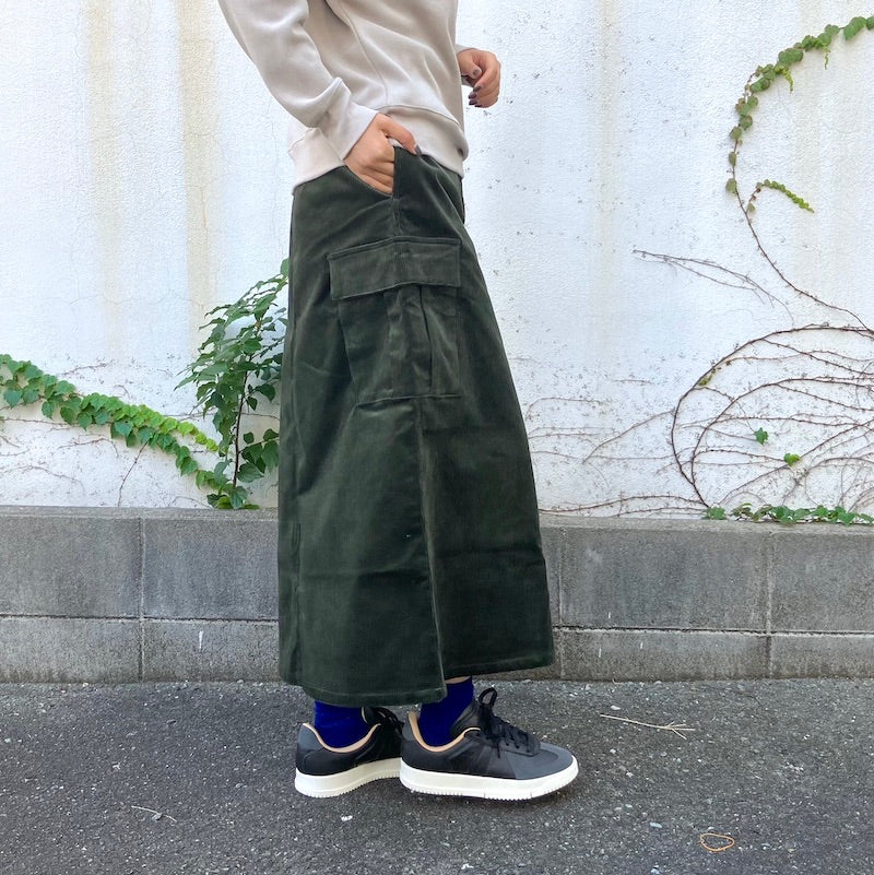 GRAMICCI グラミチ CORDUROY LONG CARGO SKIRT スカート レディース