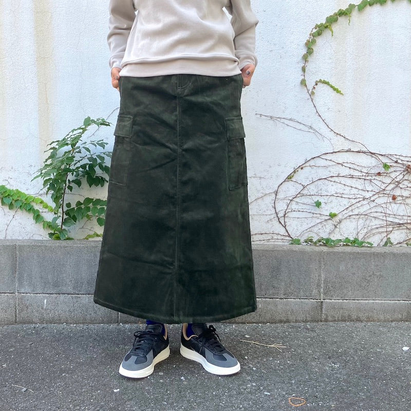【お気にいる】 LONG CORDUROY グラミチ GRAMICCI CARGO スカート SKIRT 女性用