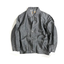 Load image into Gallery viewer, -〔MAN &amp; WOMAN〕-　　Nigel Cabourn ナイジェルケーボン LYBRO ライブロ　　CHORE JACKET  LINEN DENIM