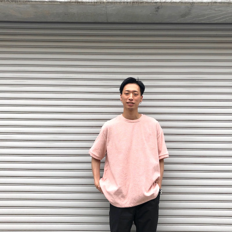 THING FABRICS シングファブリックス SHORT PILE T SHIRT パイル T