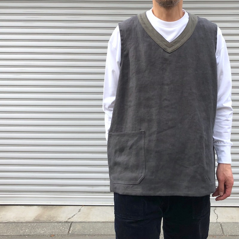 Nigel Cabourn ナイジェルケーボン FRENCH HOSPITAL VEST REVERSIBLE