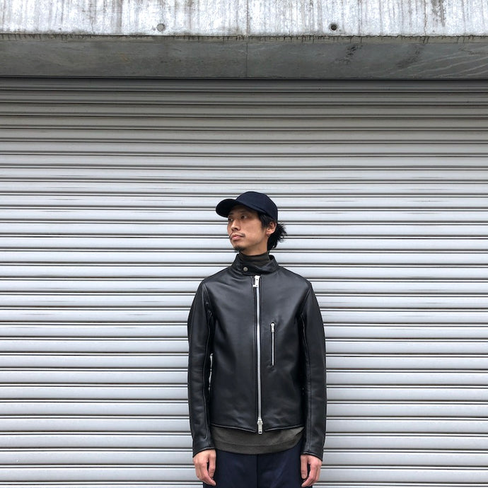 -〔MEN'S〕-　　JAMES GROSE ジェームス　グロース　　RACING JACKET SHEEP LEATHER