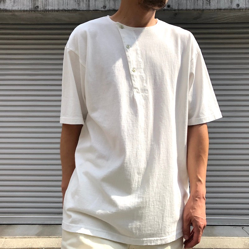 -〔MEN'S〕-　　Nigel Cabourn ナイジェルケーボン 　　DIAGONAL HENLEY T SHIRT