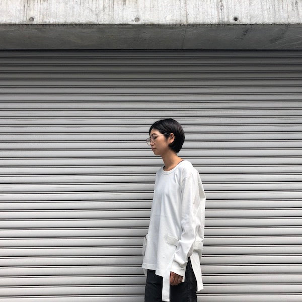 -〔WOMEN'S〕-　　WHITE MOUNTAINEERING ホワイトマウンテニアリング　　SIDE BELTED LONG SLEEVES T SHIRT