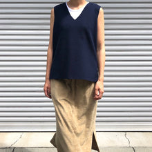Load image into Gallery viewer, -〔WOMEN&#39;S〕-　　MY_ マイ　　V NECK KNIT VEST
