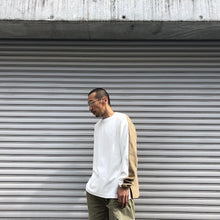 Load image into Gallery viewer, -〔MEN&#39;S〕-　　THING FABRICS シングファブリックス　　BICOLOR LONG SLEEVE ORGANIC PILE JERSEY
