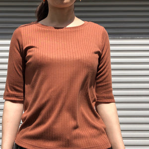 -〔WOMEN'S〕-　　WHYTO ホワイト　　SILK BREND PULLOVER TOP