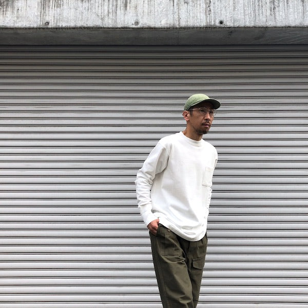 -〔MEN'S〕-　　 Nigel Cabourn ナイジェルケーボン　　 40s WORK CREW NECK L/S T SHIRT