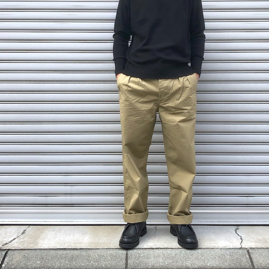 Nigel Cabourn LYBRO ナイジェルケーボン ライブロ PLEATED CHINO ...