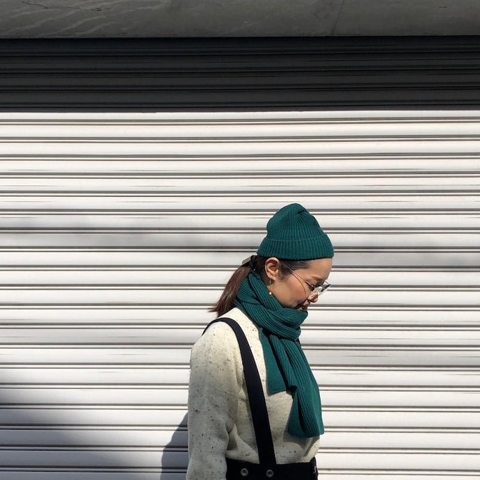 -〔MEN'S〕〔WOMEN'S〕-　　JENNIFER KENT ジェニファーケント　　MERINO WOOL ・CAP 2610 ・MUFFLER 2603