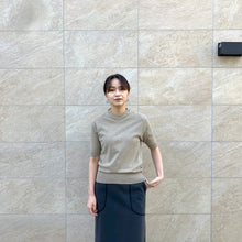 Load image into Gallery viewer, -〔WOMAN〕-　　GICIPI ジチピ　　ARGENTO CREW NECK 5 SLEEVE KNIT